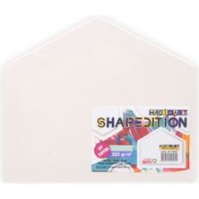 Magic Art Shapedition Beşgen Ev Tuval 20X17 cm