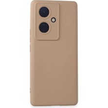 Aparim Newface Vivo V29 Lite Kılıf Nano Içi Kadife Silikon - Pudra