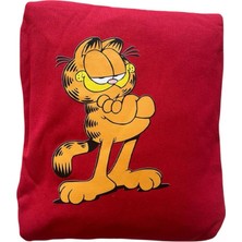 Viteksa Servis Kılıfı Likralı Garfield Kırmızı Set Çantalı