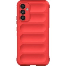 Aparim Newface Samsung Galaxy A16 5g Kılıf Optimum Silikon - Kırmızı