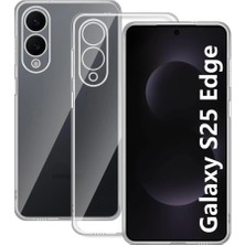 İyisi Olsun Newface Samsung Galaxy S25 Edge Kılıf Lüx Şeffaf Silikon
