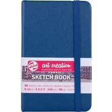 Talens Art Creation Sketch Book Eskiz Defteri 80 Yaprak 140 G 9X14 cm Navy Blue 9314231M