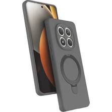 Aparim Newface Xiaomi Redmi Note 15 4g Regal Magsafe Standlı Kapak - Titan Gri
