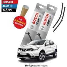 Bosch Nissan Qashqai 2018 Silecek Takımı Aero-Eco Serisi Tam Uyumlu