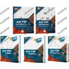Aktif Öğrenme Yayınları Ayt Matematik Geometri Fizik Kimya Biyoloji 5 Li Set