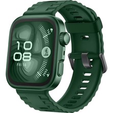 Aparim Newface Huawei Fit 4 Nova Silikon Kordon - Koyu Yeşil