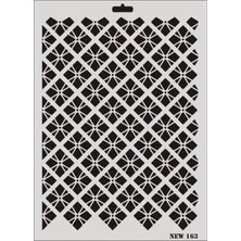 Kaia Life Rich New Seri N-163 Stencil 35X25 cm