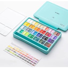 Himi Hımı Twin Cup Gouache Set - 48 Renk 12 gr (Green Case Edition)