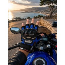 SPEED BİKER Babebiker 3 Mevsim Korumalı Eldiven Kısa C E EN13594 Onaylı