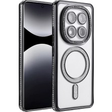 İyisi Olsun Newface Xiaomi Redmi Note 14 Pro 5g Joke Simli Magneticsafe Kılıf - Siyah