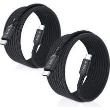 Asitan Ultra Hızlı Pd Type-C Şarj Kablosu - 240W Güçlü Kırılmaz Örgülü