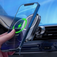 Asitan ® 15W Mıknatıslı Araç Için Izgaraya Takılabilen Hızlı Şarj Ünitesi Tüm Cihaz ve Araçla