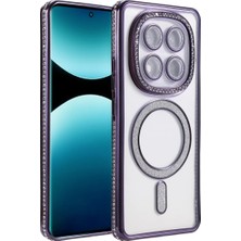 Aparim Newface Xiaomi Redmi Note 15 Pro Plus 5g Joke Simli Magneticsafe Kılıf - Derin Mor