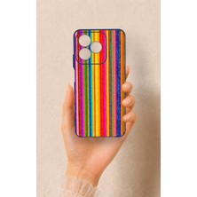 Vip Case Realme C53 Uyumlu Rengarenk Desenli Silikon Kılıf