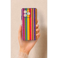 Vip Case Omix X7 Uyumlu Rengarenk Desenli Silikon Kılıf