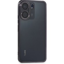 Aparim Newface Xiaomi Redmi 13C Kılıf Razer Lensli Silikon - Mor
