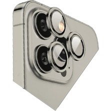 Aparim Newface Apple iPhone 15 Pro Max Bilvis Titan Kamera Lens - Titan Gri