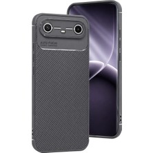 Aparim Newface Tecno Spark Slim 5g Auto Focus Karbon Kapak - Gri