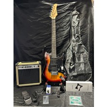 Sazhane Günışığı Elektro Gitar Full Set – 15W Bluetooth Amfi