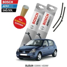 Bosch Renault Clio 2 2003 Silecek Takımı Aero-Eco Serisi Tam Uyumlu