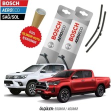 Bosch Toyota Hilux 2017 Silecek Takımı Aero-Eco Serisi Tam Uyumlu