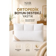 NHR HOME Medikal, Ortopedik Baş Ve Boyun Destekli Uyku Yastığı 40x60 12