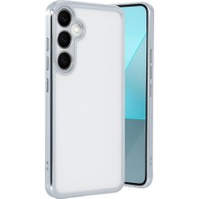 Aparim Newface Samsung Galaxy A24 4g Prime Kılıf Razer Lensli Silikon - Gümüş