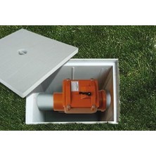 Kaia Life Pvc Pissu Atıksu Çekvalfi 125 mm Kilitli