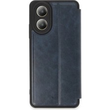 Aparim Newface Oppo A38 Kılıf Flip Cover - Lacivert