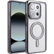 Aparim Newface Xiaomi Redmi 15C 4g Joke Simli Magneticsafe Kılıf - Siyah