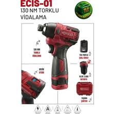 Retools Bordo Şarjlı Torklu Vidalama