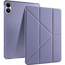 İyisi Olsun Newface Xiaomi Redmi Pad Pro 12.1 Kılıf Kalemlikli Mars Tablet Kılıfı - Lila