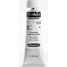 Schmincke Primacryl Artist Akrilik Boya 60 ml Seri 1 101 Titanium White