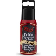 Rich Fashion Boyutlu Boncuk Boya 60 cc Opak Kırmızı 02630