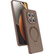 Aparim Newface Xiaomi Redmi Note 15 Pro 5g Regal Magsafe Standlı Kapak - Çöl Titanyum