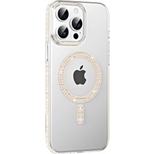 Aparim Joko Apple iPhone 14 Pro Max Move Taşlı Magsafe Kapak - Pembe