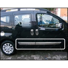 Fiat Ile Uyumlu Fiorino Krom Yan Kapı Çıtası Paslanmaz Çelik 4 Parça