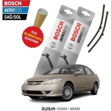 Bosch Honda Civic 2006 Silecek Takımı Aero-Eco Serisi Tam Uyumlu