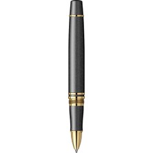 Scrikss Fortune Roller Kalem 1 mm Mat Siyah Altın