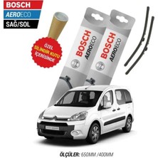 Bosch Citroen Berlingo 2009 Silecek Takımı Aero-Eco Serisi Tam Uyumlu