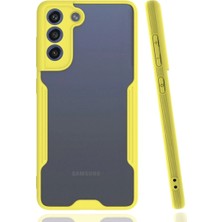 İyisi Olsun Newface Samsung Galaxy S21 Fe Kılıf Platin Silikon - Sarı