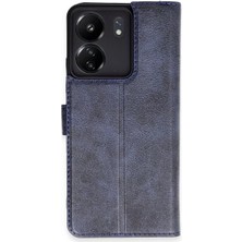 Aparim Newface Xiaomi Redmi 13C Kılıf Trend S Plus Kapaklı Kılıf - Lacivert
