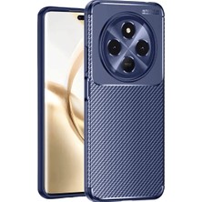 Aparim Newface Tecno Spark 30 Kılıf Auto Focus Karbon Kapak - Lacivert