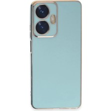 Aparim Newface Realme C55 Kılıf Volet Silikon - Açık Yeşil