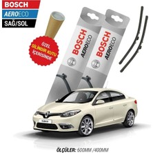 Bosch Renault Fluence 2016 Silecek Takımı Aero-Eco Serisi Tam Uyumlu
