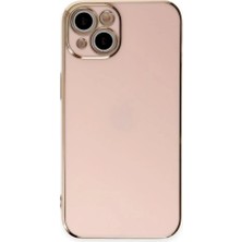 Aparim Newface Apple iPhone 15 Kılıf Volet Silikon - Pembe