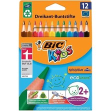 Bic Kids Üçgen Kuru Boya Kalem 12’li Set