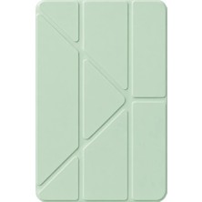 Aparim Newface Apple iPad 2025 10.9 10.nesil (A16) Mera Kalemlikli Tablet Kılıfı - Açık Yeşil