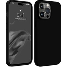 Aparim Newface Apple iPhone 15 Pro Kılıf First Silikon - Siyah