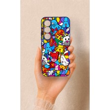 Vip Case Tecno Spark 40 Pro Uyumlu Britto Garden Desenli Silikon Kılıf